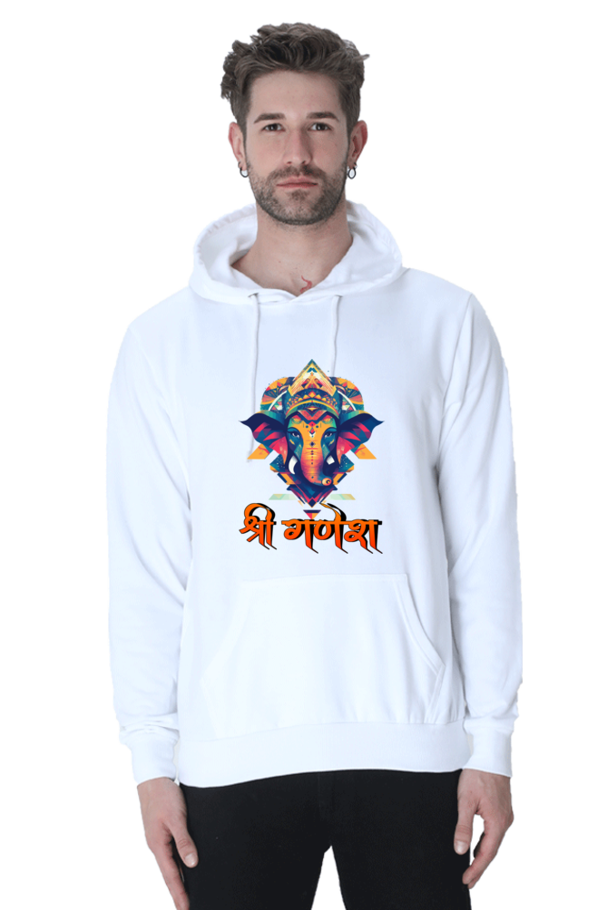 Jai Ganesha Protector Hoodie Sweatshirt T-Shirts for Men Vastrdhamm