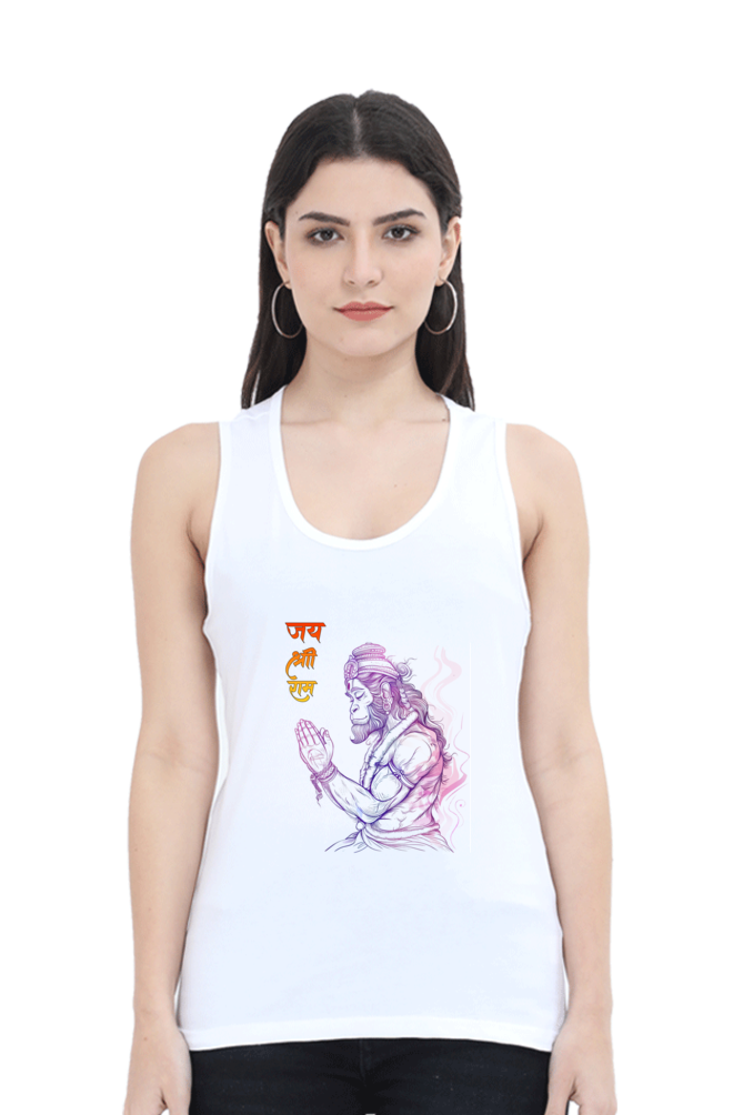 Hanuman Celestial GuardianTank Top T-Shirts for Women Vastrdhamm