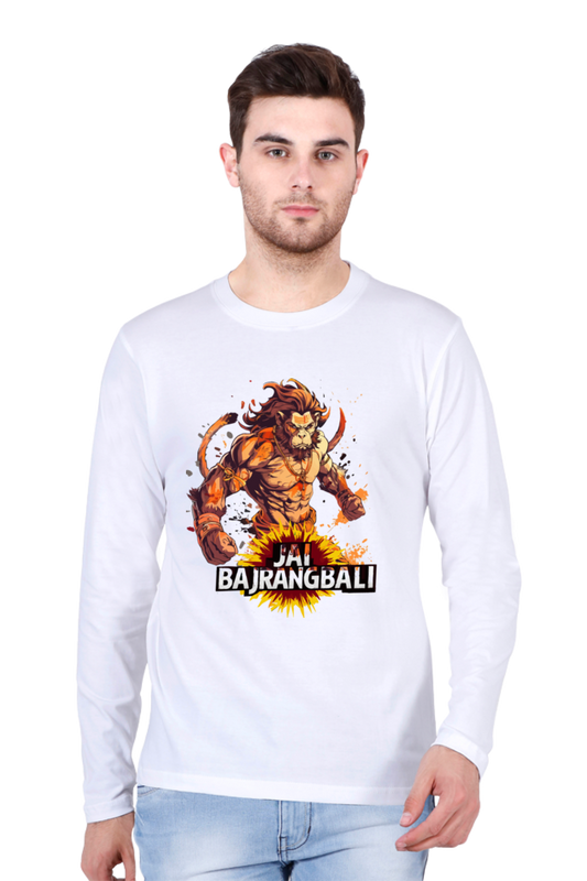 Dynamic Hanuman Ji Round Neck Full Sleeve Vastrdhamm