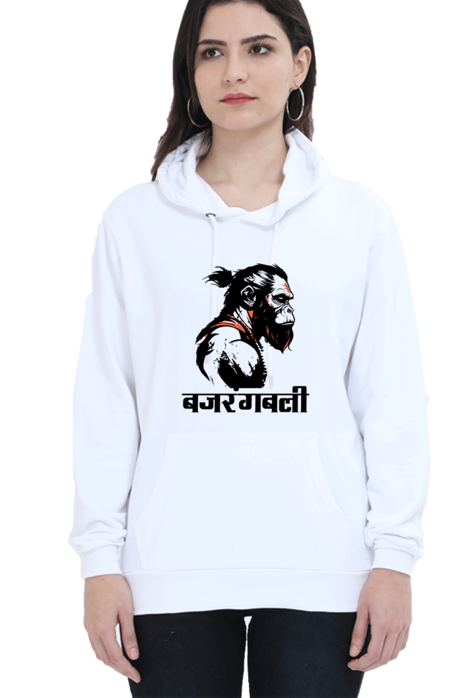 Hanuman Devotional PowerHoodie Sweatshirt T-Shirts for Women Vastrdhamm