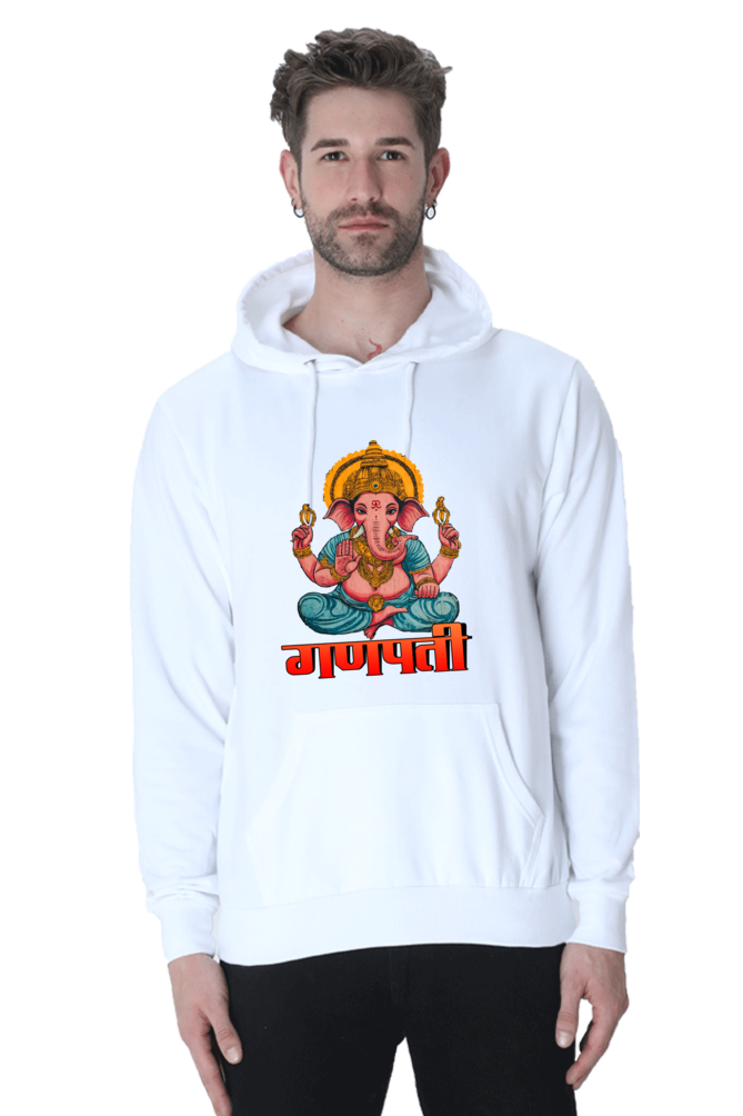 Jai Ganesha Victory Hoodie Sweatshirt T-Shirts for Men Vastrdhamm