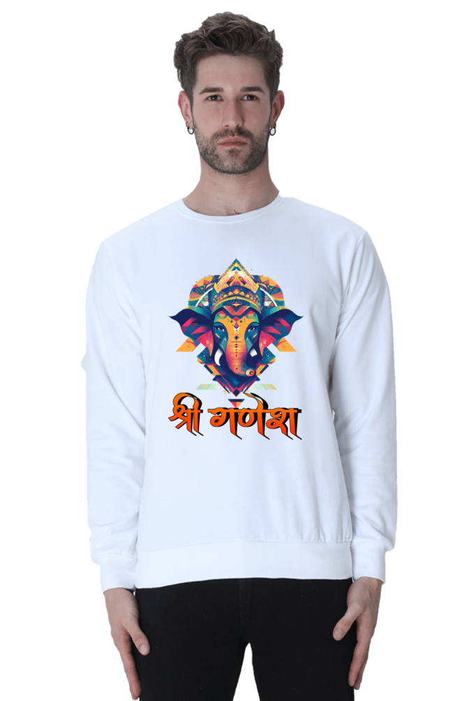 Jai Ganesha Protector Sweatshirt T-Shirts for Men Vastrdhamm