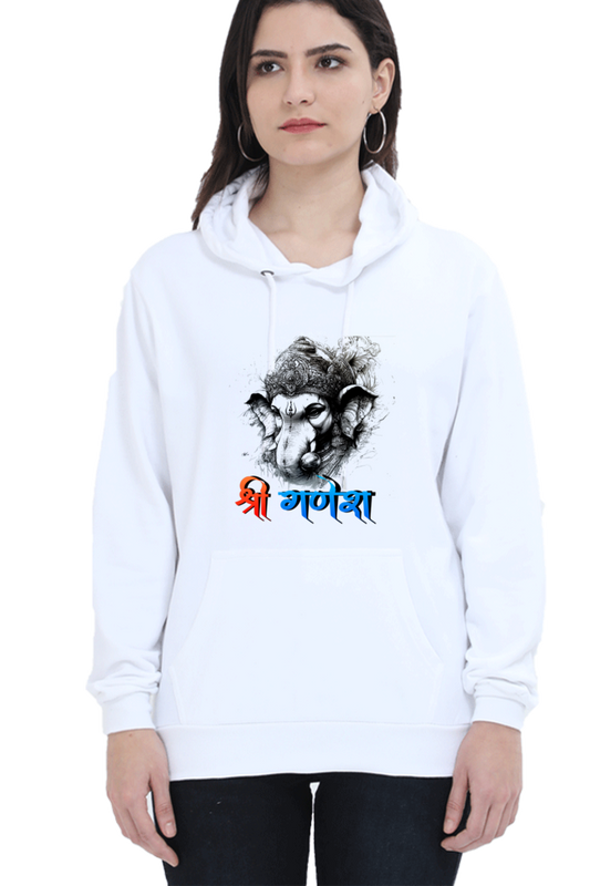 Jai Ganesha PowerHoodie Sweatshirt T-Shirts for Women Vastrdhamm