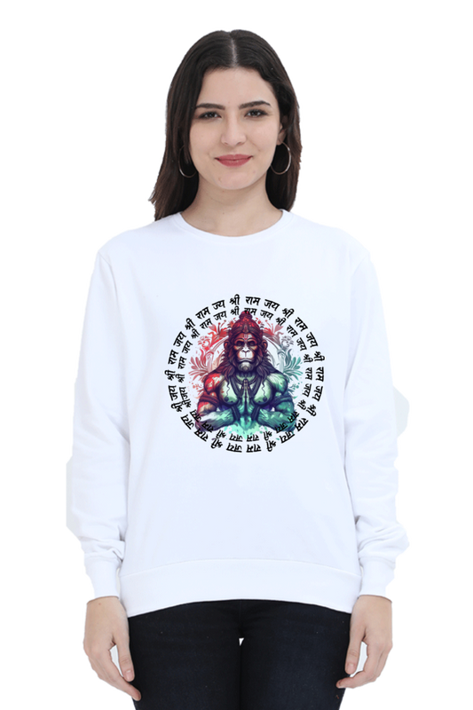 Hanuman Unyielding StrengthSweatshirt T-Shirts for Women Vastrdhamm