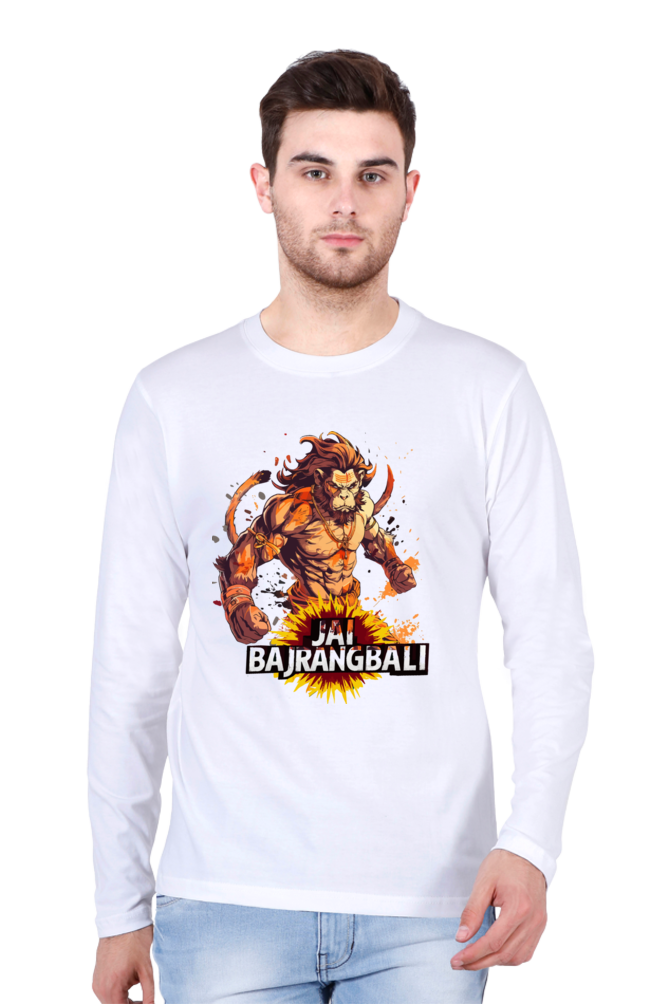 Dynamic Hanuman Ji Round Neck Full Sleeve Vastrdhamm