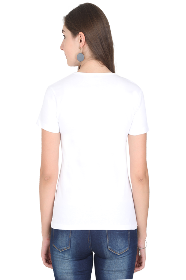 Maa Durga Warrior Round Neck Half Sleeve Classic T-Shirts for Women Vastrdhamm