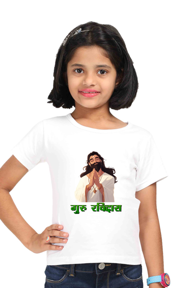 Ravidas Legacy Round Neck Half Sleeve Classic T-Shirts for Girl Vastrdhamm