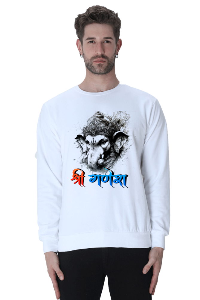 Jai Ganesha Power Sweatshirt T-Shirts for Men Vastrdhamm