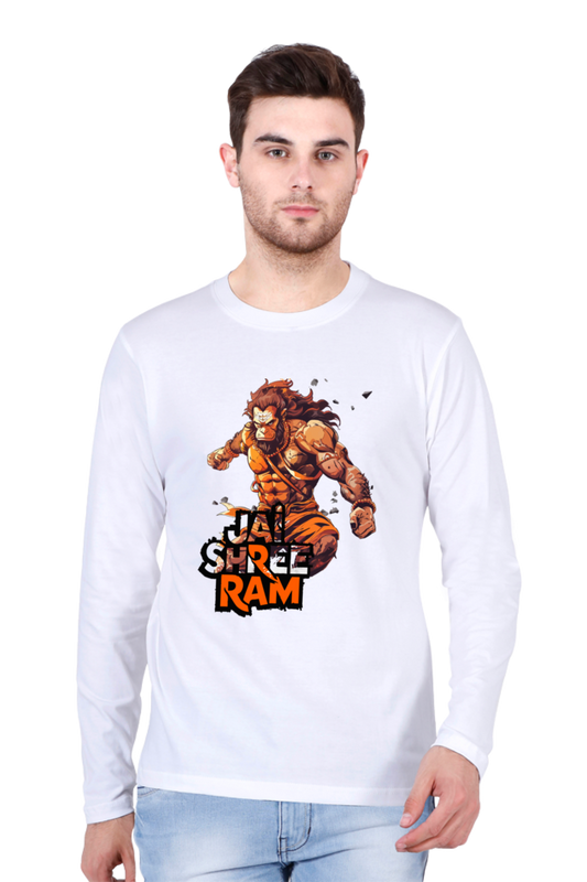 Vigorous Hanuman Ji Round Neck Full Sleeve Vastrdhamm