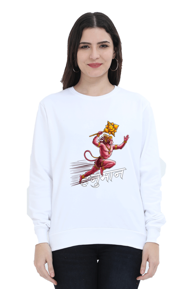 Hanuman CourageSweatshirt T-Shirts for Women Vastrdhamm