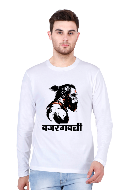 Fearsome Hanuman Ji Round Neck Full Sleeve Vastrdhamm