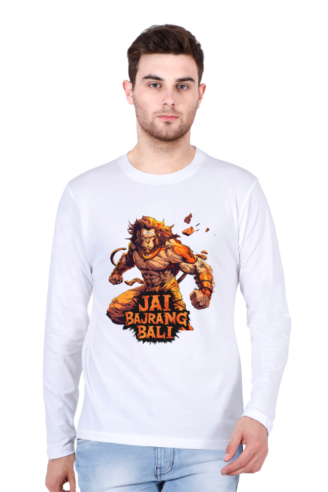 Majestic Hanuman Ji Round Neck Full Sleeve Vastrdhamm