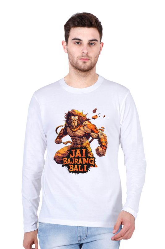 Majestic Hanuman Ji Round Neck Full Sleeve Vastrdhamm