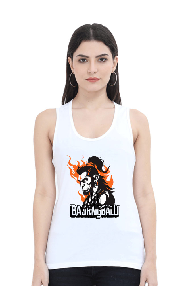 Hanuman Flying HighTank Top T-Shirts for Women Vastrdhamm