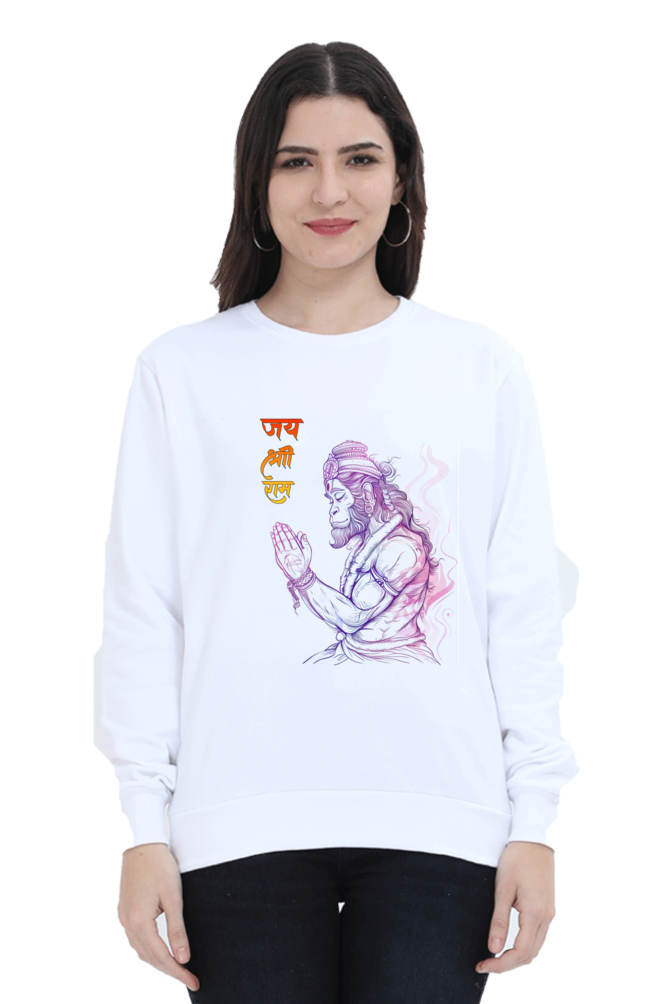 Hanuman Ethereal ForceSweatshirt T-Shirts for Women Vastrdhamm