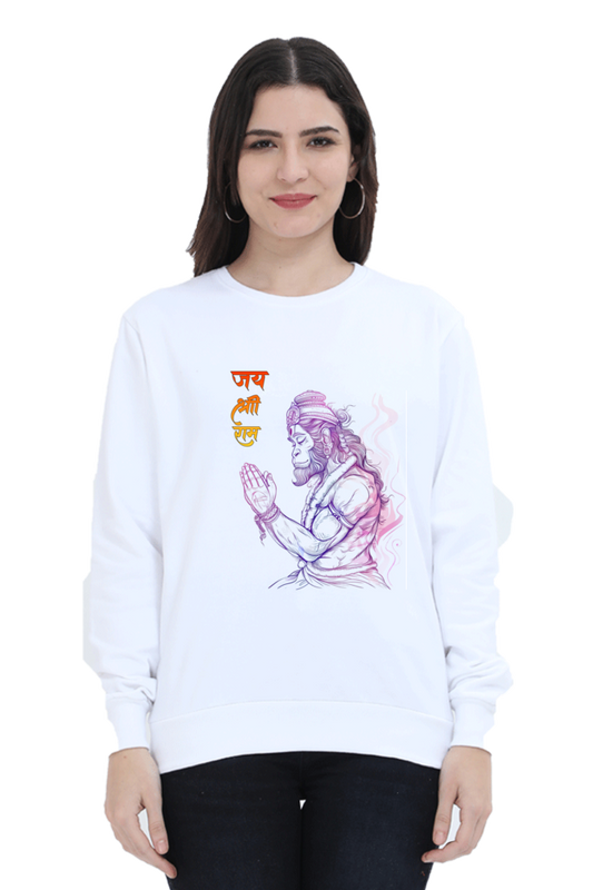 Hanuman Ethereal ForceSweatshirt T-Shirts for Women Vastrdhamm