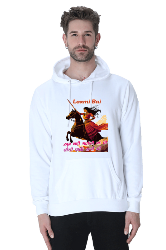 Lakshmi Bai Fierce Defender Hoodie Sweatshirt T-Shirts for Men Vastrdhamm