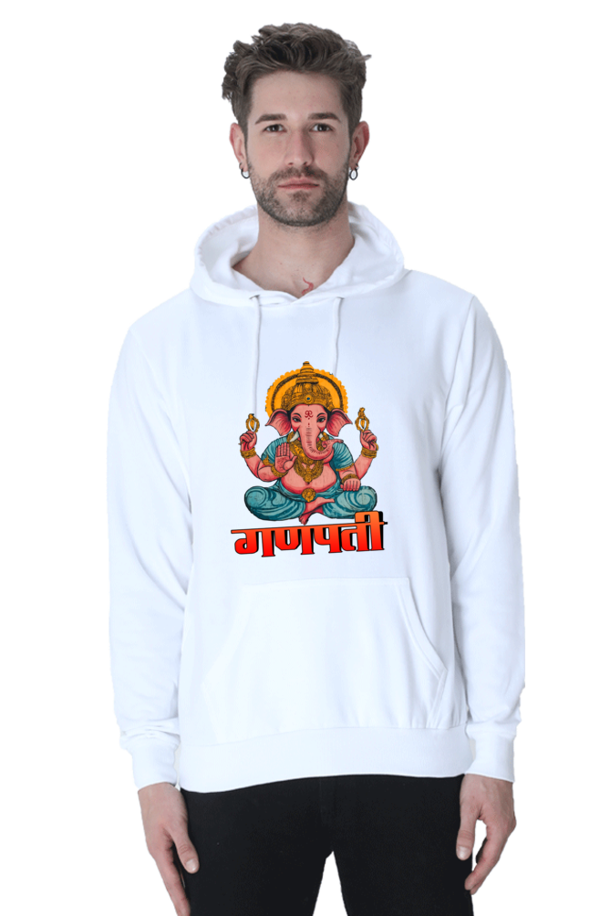 Jai Ganesha Victory Hoodie Sweatshirt T-Shirts for Men Vastrdhamm