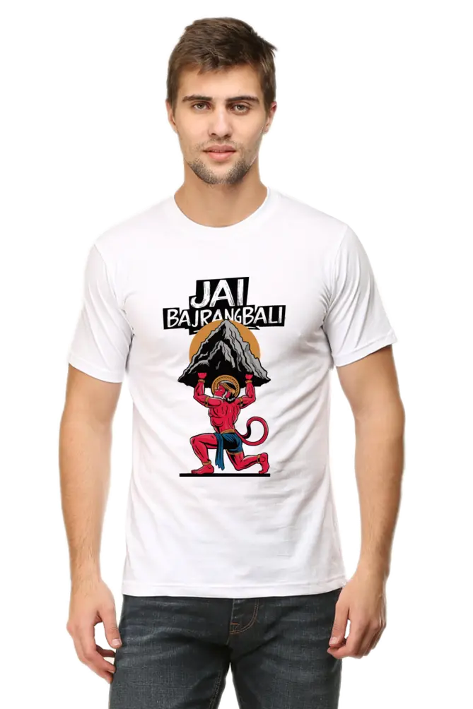 Hanuman in Meditation T-Shirt | Regular Fit Vastrdhamm