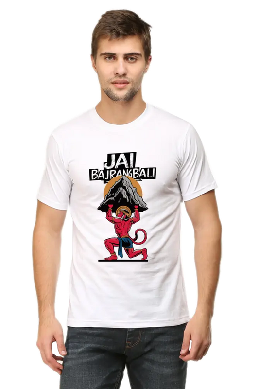 Hanuman in Meditation T-Shirt | Regular Fit Vastrdhamm