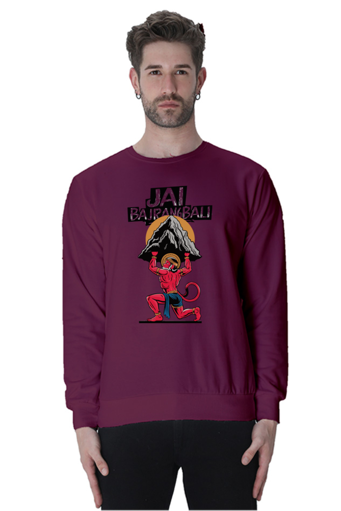 Hanuman Devotional Power Sweatshirt T-Shirts for Men Vastrdhamm