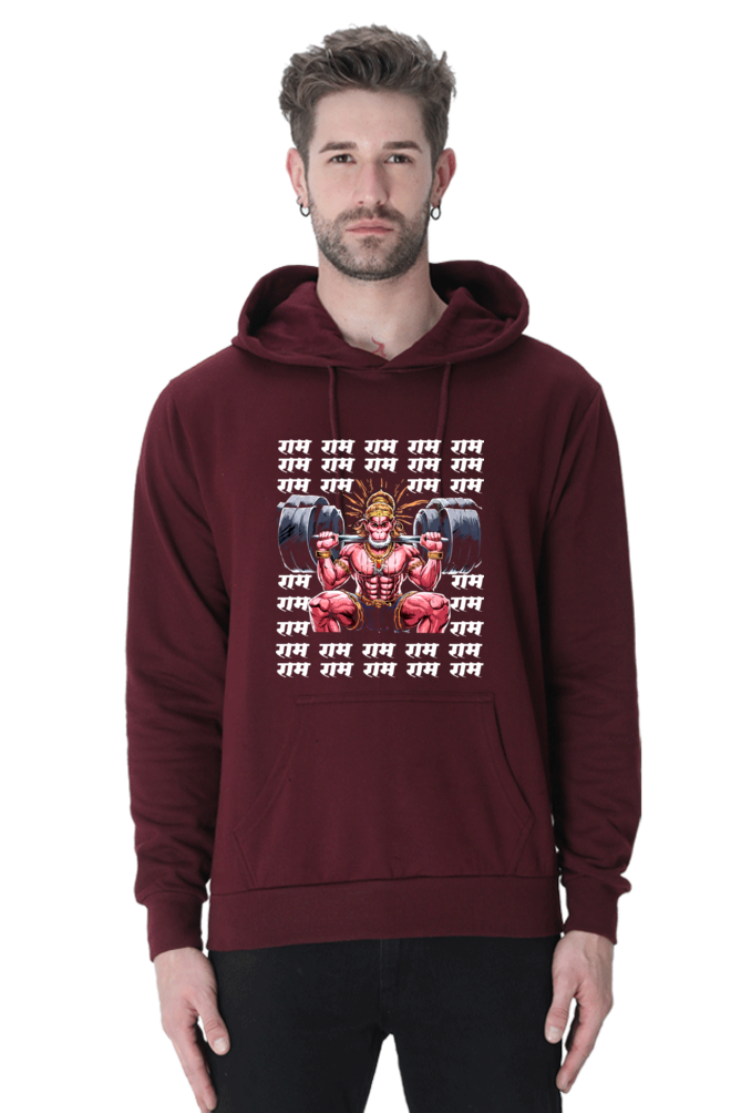 Hanuman Mountain Lifter Hoodie Sweatshirt T-Shirts for Men Vastrdhamm