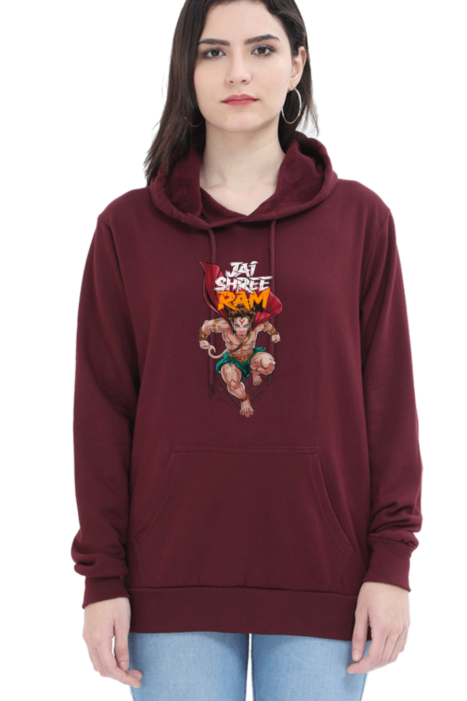 Hanuman Immortal StrengthHoodie Sweatshirt T-Shirts for Women Vastrdhamm