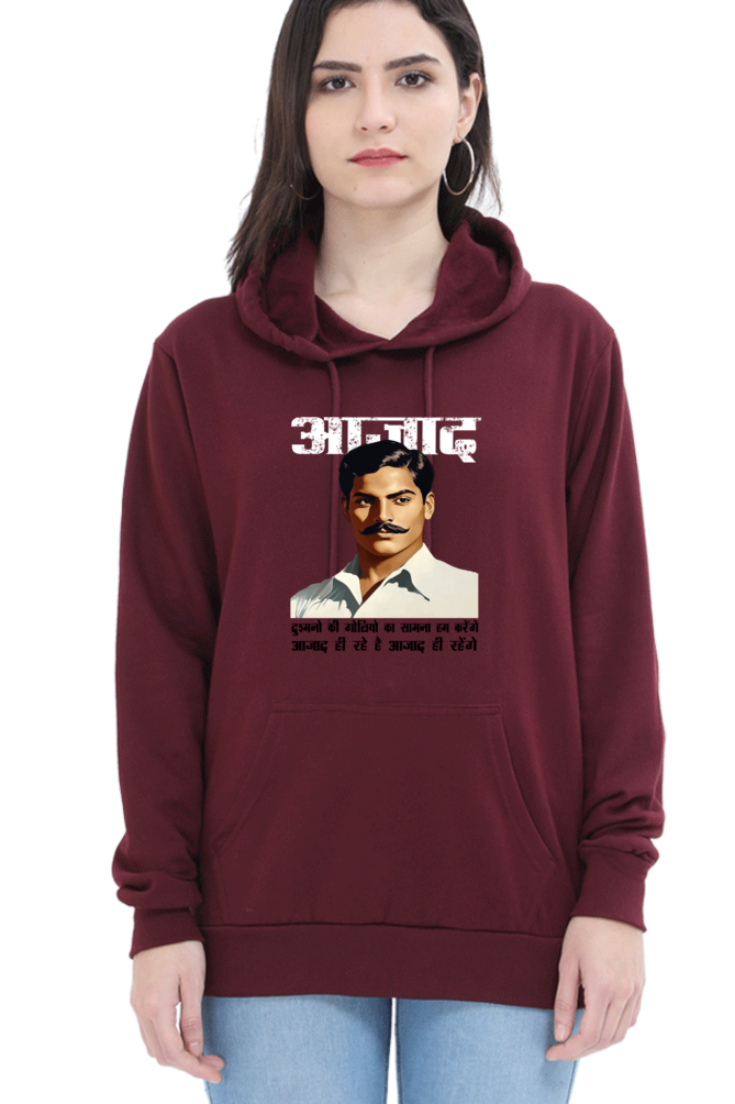 Chandra Shekhar Azad CourageHoodie Sweatshirt T-Shirts for Women Vastrdhamm