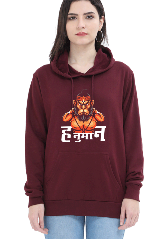 Hanuman Sacred StrengthHoodie Sweatshirt T-Shirts for Women Vastrdhamm