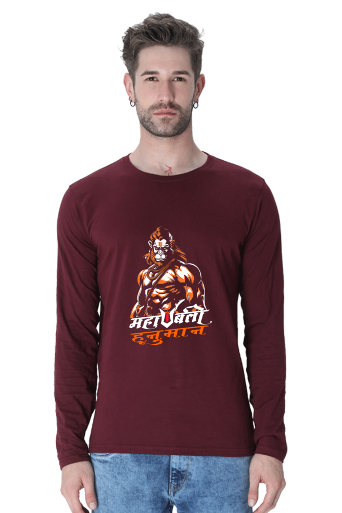 Glorious Hanuman Ji Round Neck Full Sleeve Vastrdhamm