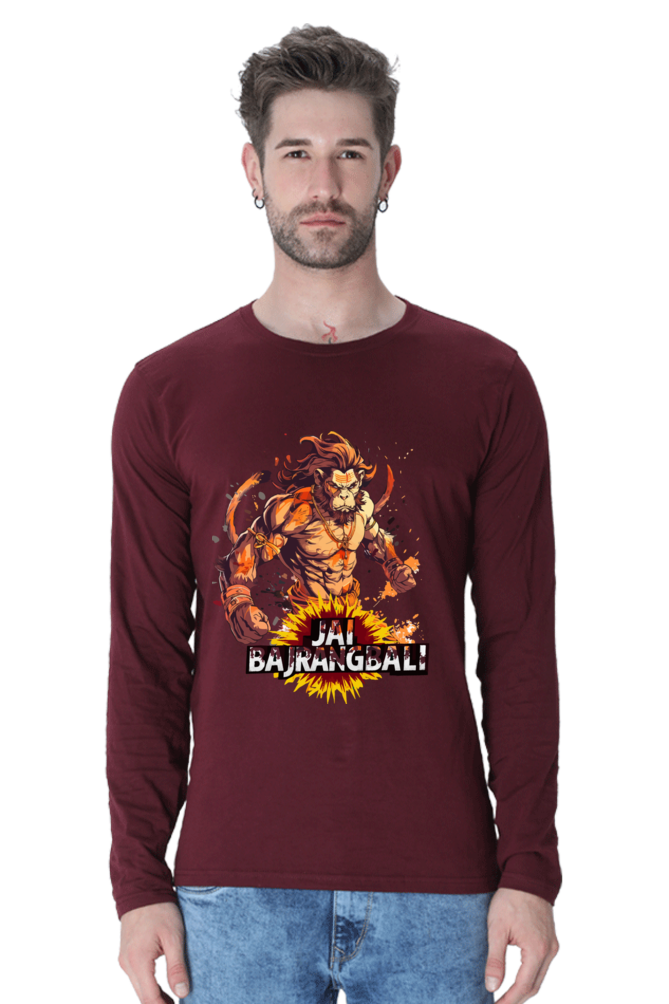 Dynamic Hanuman Ji Round Neck Full Sleeve Vastrdhamm