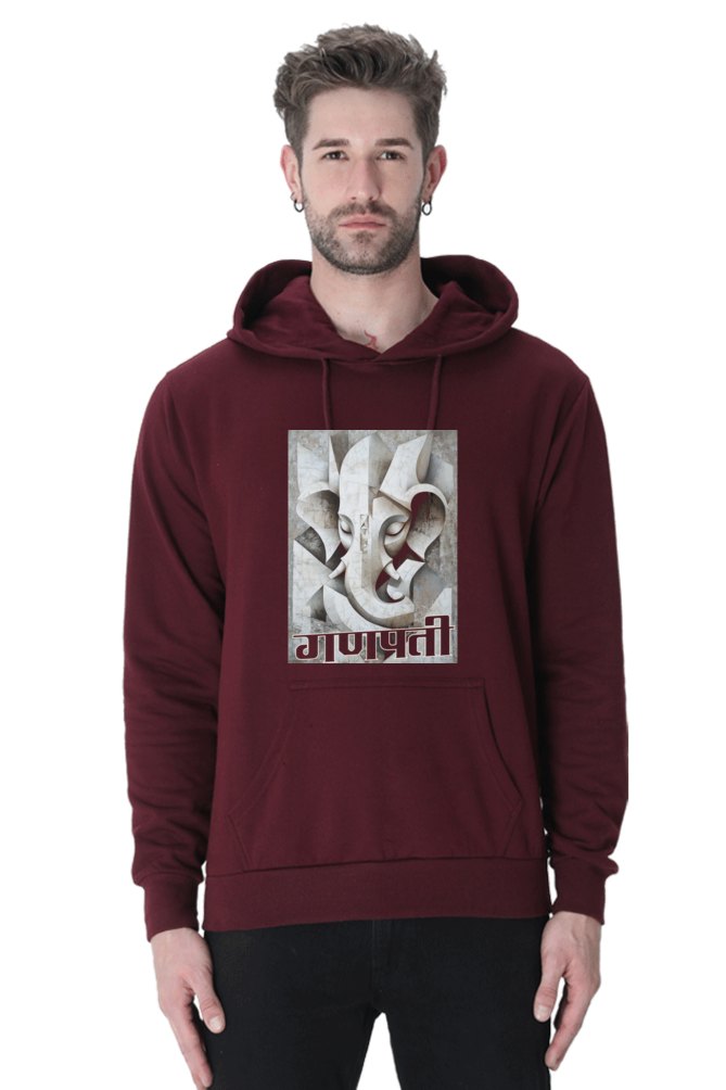 Ganesha Wisdom Hoodie Sweatshirt T-Shirts for Men Vastrdhamm