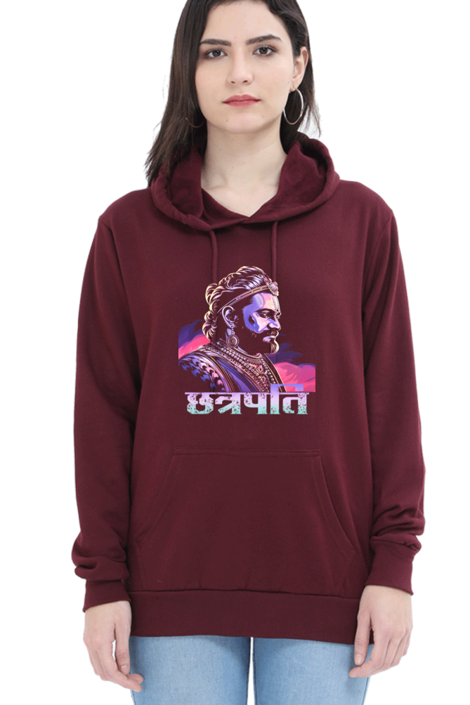 Shivaji Maharaj Warrior Spirit Hoodie Sweatshirt T-Shirts for Women Vastrdhamm