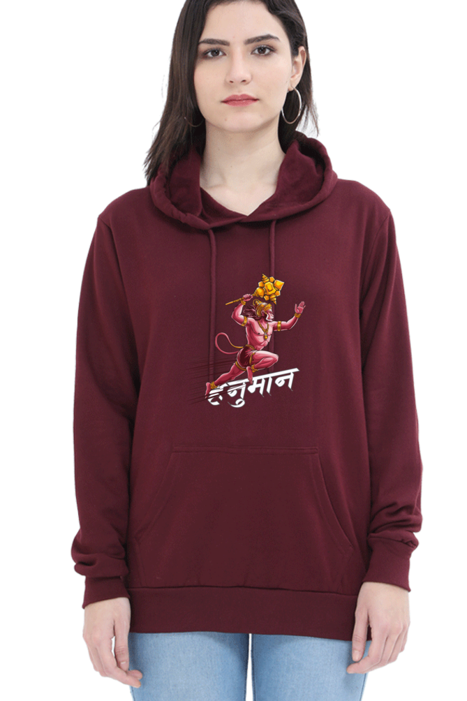 Hanuman Mighty HeroHoodie Sweatshirt T-Shirts for Women Vastrdhamm