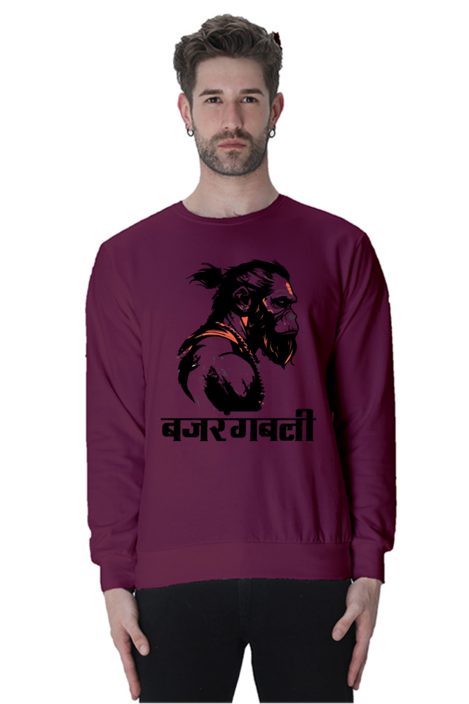 Hanuman Bhakti Sweatshirt T-Shirts for Men Vastrdhamm