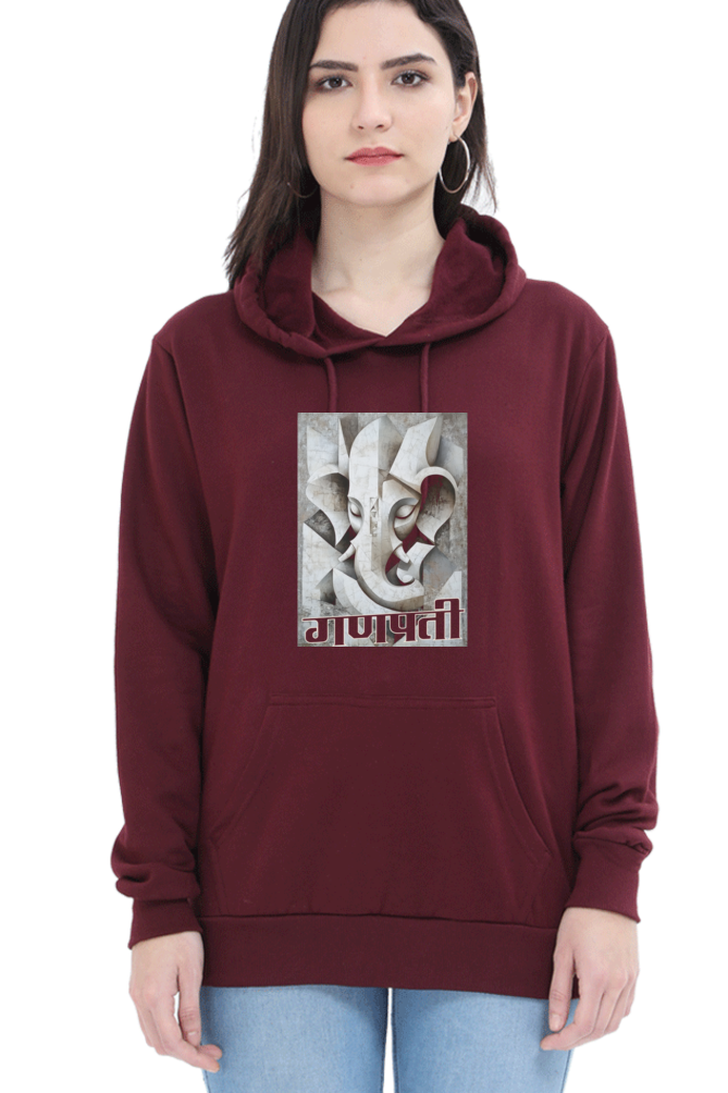 Jai Ganesha GloryHoodie Sweatshirt T-Shirts for Women Vastrdhamm