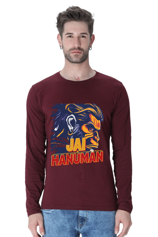 Radiant Hanuman Ji Round Neck Full Sleeve Vastrdhamm