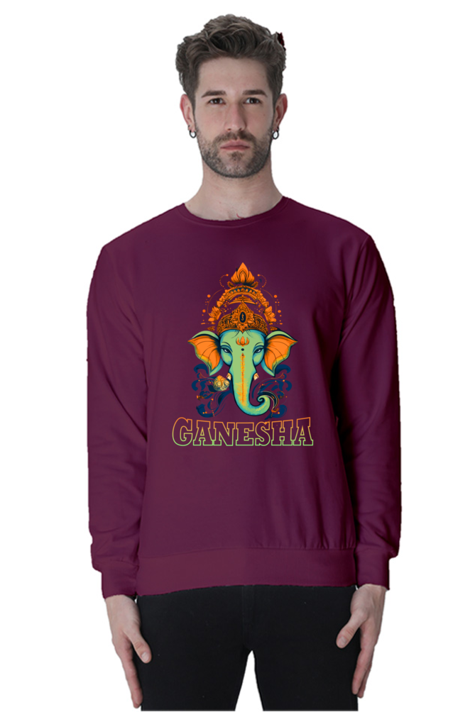 Jai Ganesha Glory Sweatshirt T-Shirts for Men Vastrdhamm