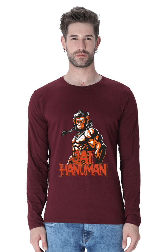 Fierce Hanuman Ji Round Neck Full Sleeve Vastrdhamm