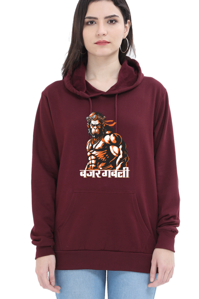 Hanuman Devotional SpiritHoodie Sweatshirt T-Shirts for Women Vastrdhamm