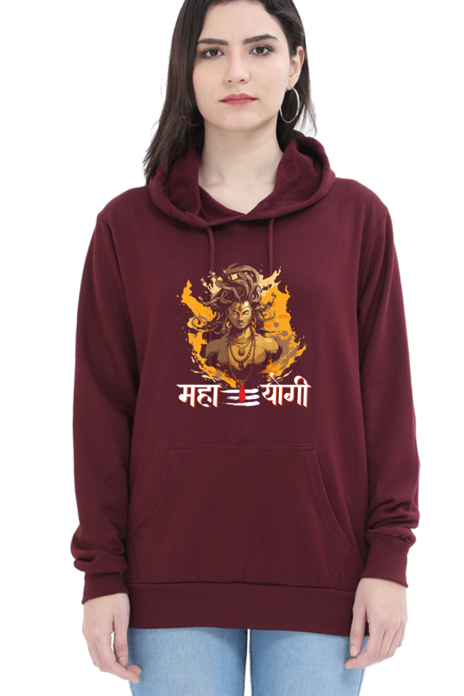 Shiv Ji Divine Power Hoodie Sweatshirt T-Shirts for Women Vastrdhamm