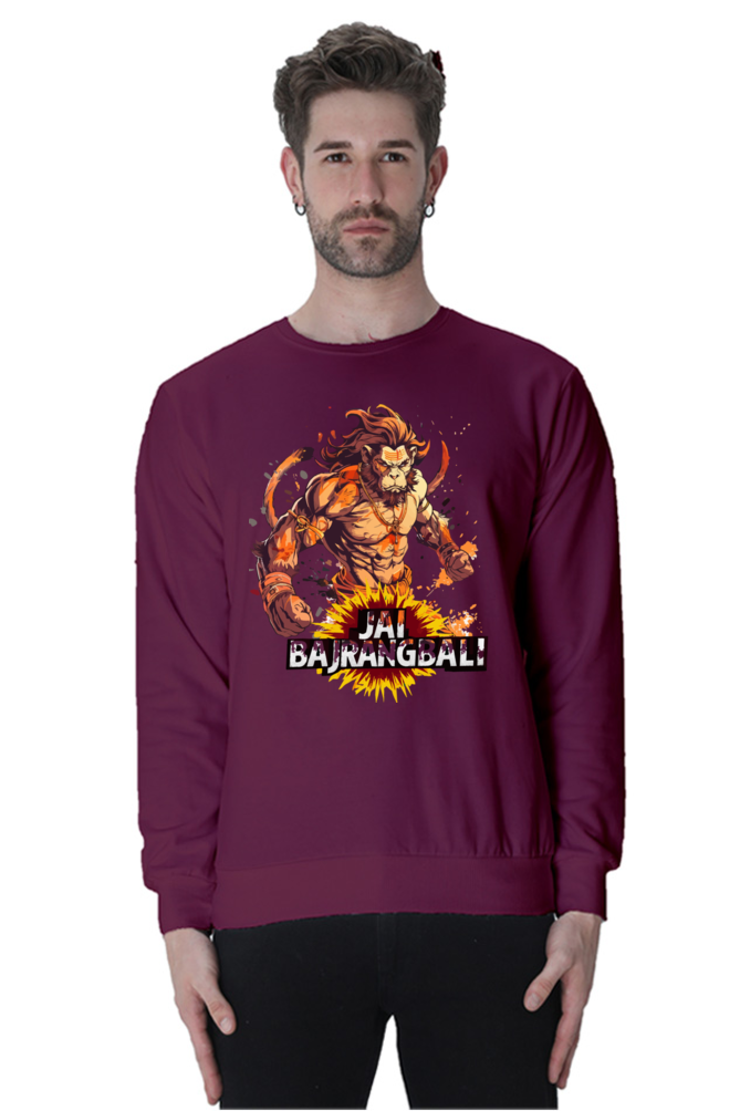 Hanuman Heroic Deeds Sweatshirt T-Shirts for Men Vastrdhamm