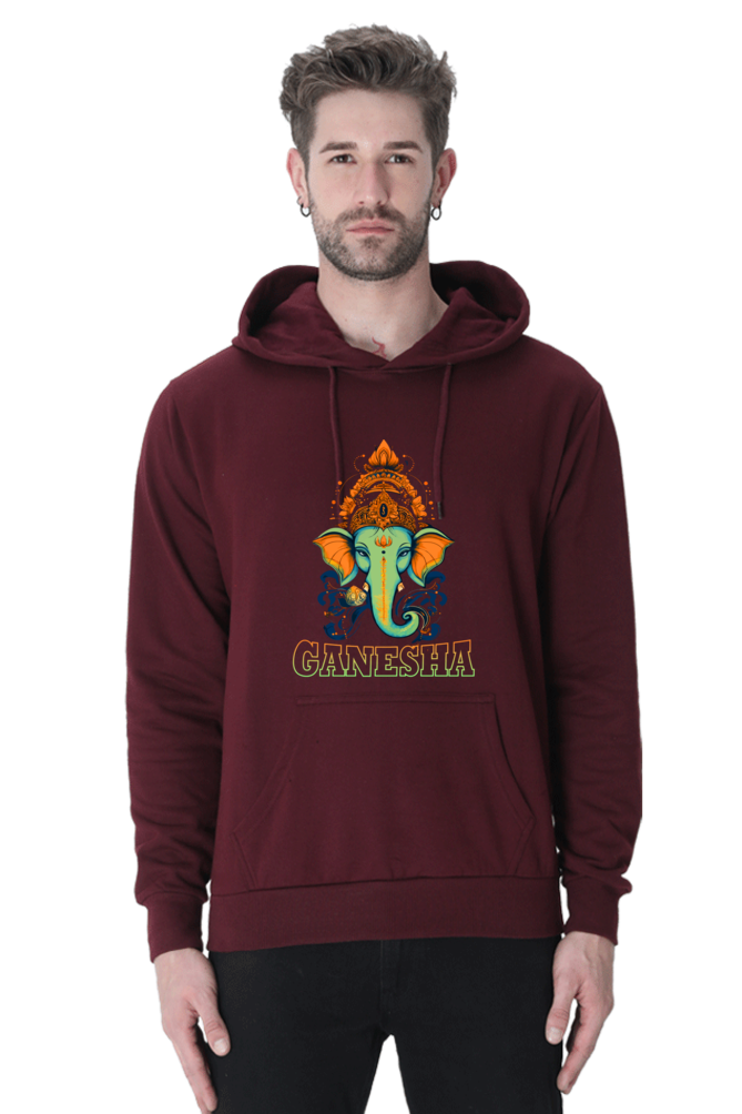 Jai Ganesha Power Hoodie Sweatshirt T-Shirts for Men Vastrdhamm