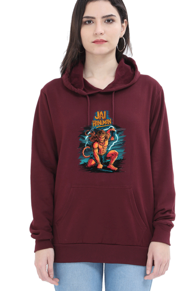 Hanuman Sacred MightHoodie Sweatshirt T-Shirts for Women Vastrdhamm