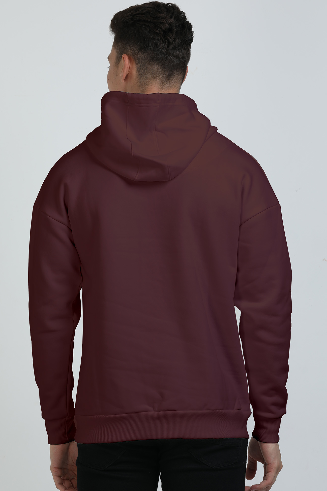 Hanuman Valor Oversized Hooded Sweatshirt T-Shirts for Men Vastrdhamm