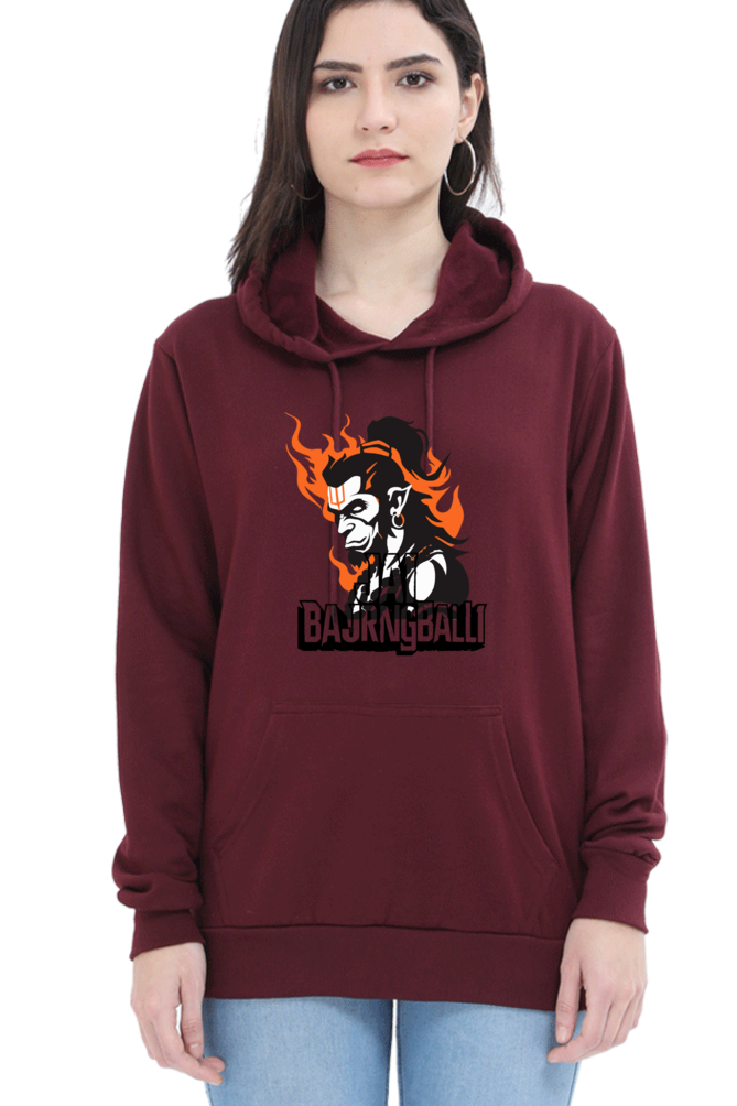 Hanuman Strength Hoodie Sweatshirt T-Shirts for Women Vastrdhamm