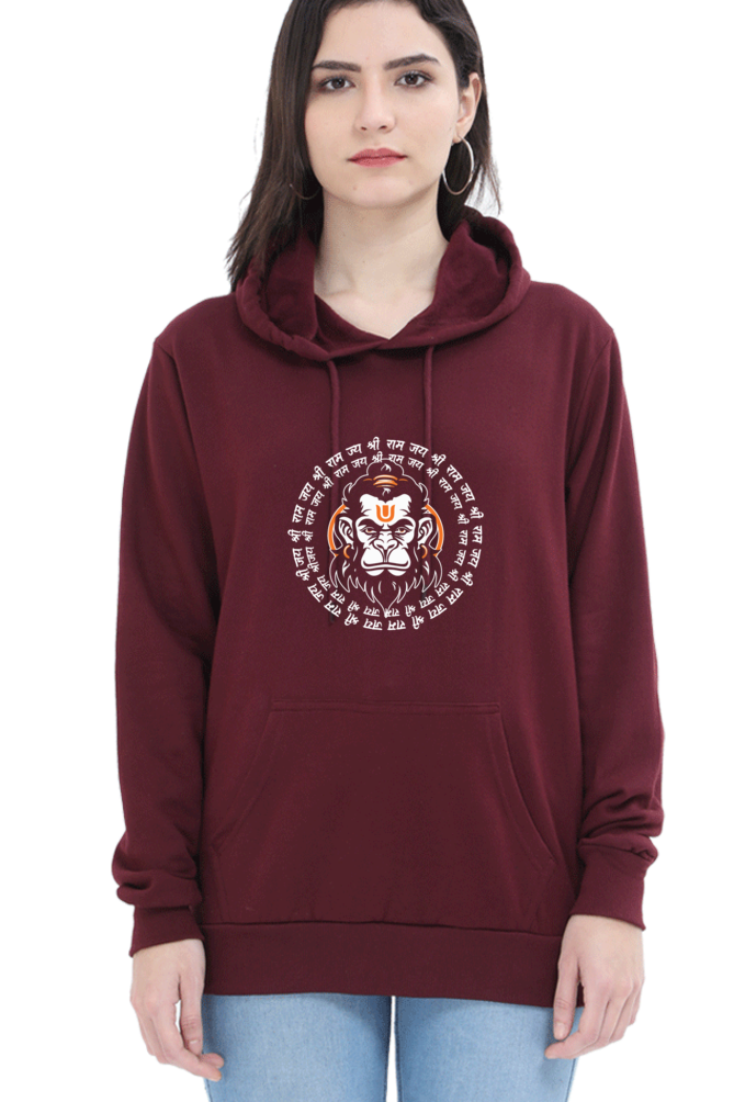 Hanuman Heroic DeedsHoodie Sweatshirt T-Shirts for Women Vastrdhamm