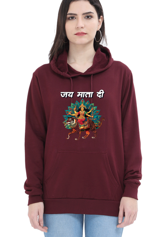 Maa Durga PowerHoodie Sweatshirt T-Shirts for Women Vastrdhamm