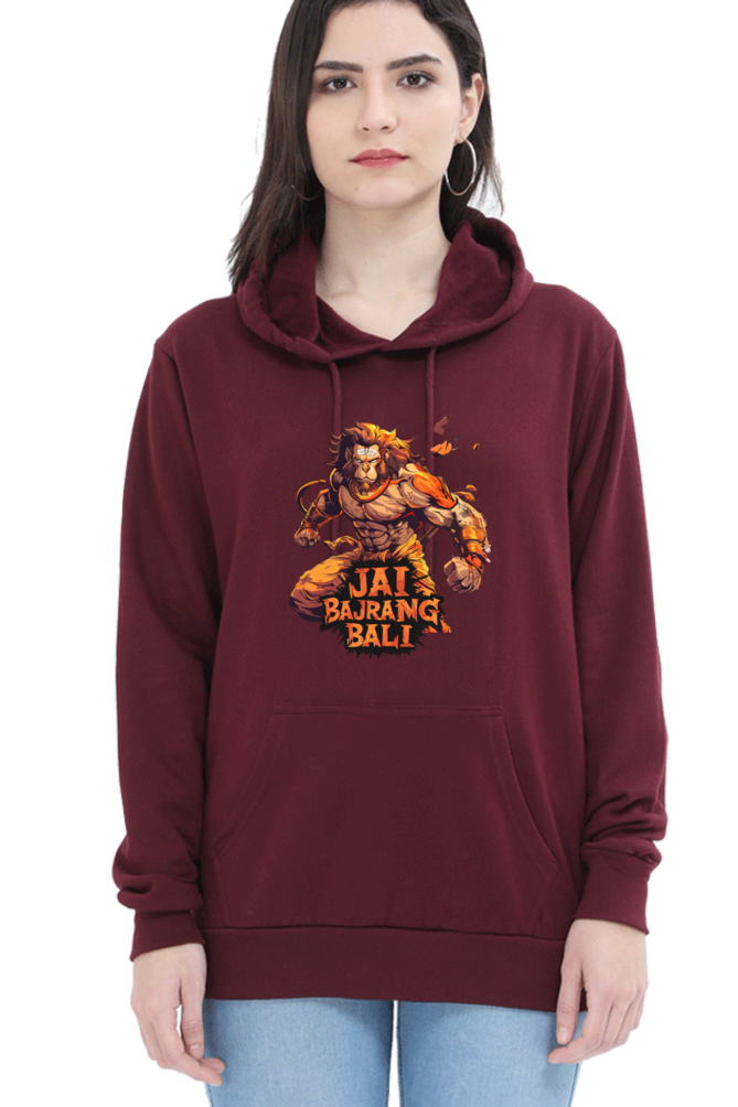 Hanuman Flying HighHoodie Sweatshirt T-Shirts for Women Vastrdhamm