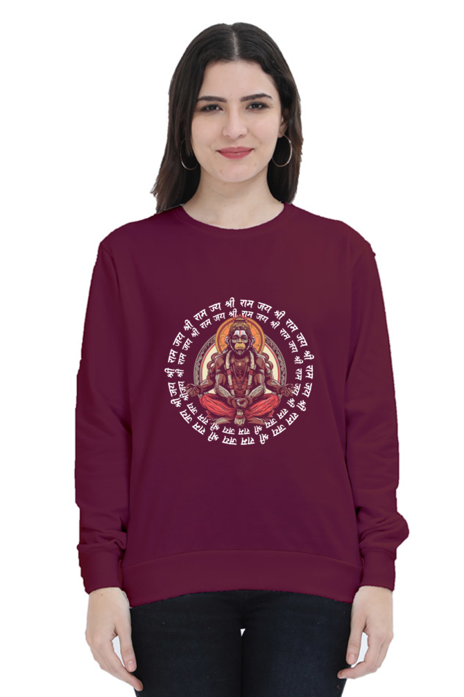 Hanuman Eternal GuardianSweatshirt T-Shirts for Women Vastrdhamm